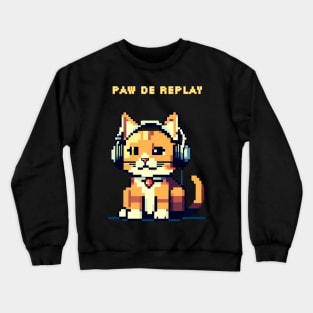 pixel kitty Crewneck Sweatshirt